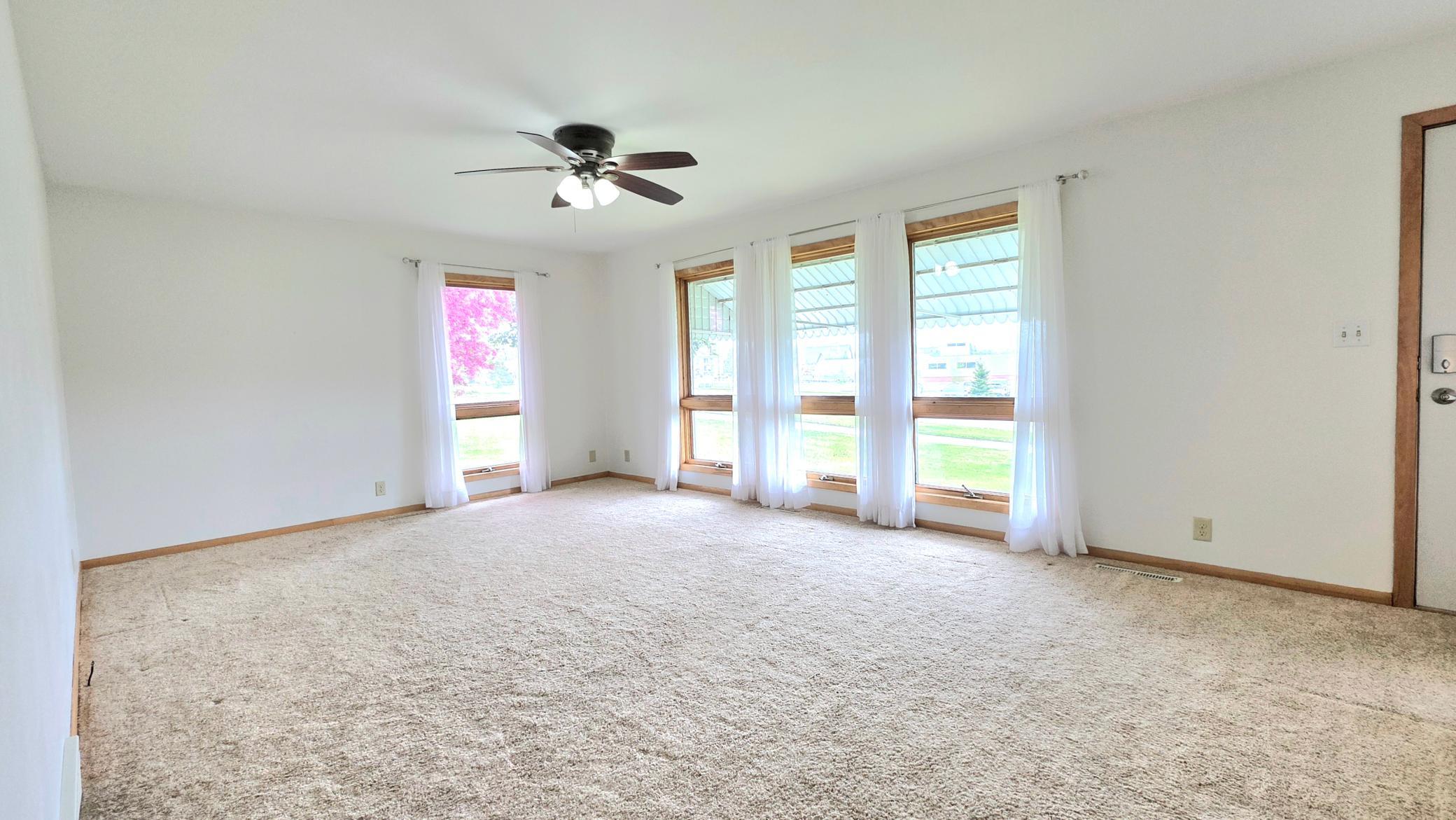 sunfilled living room