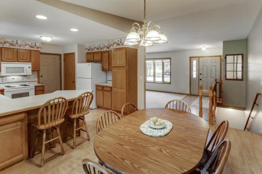 Bright and airy kitchen and dining area!