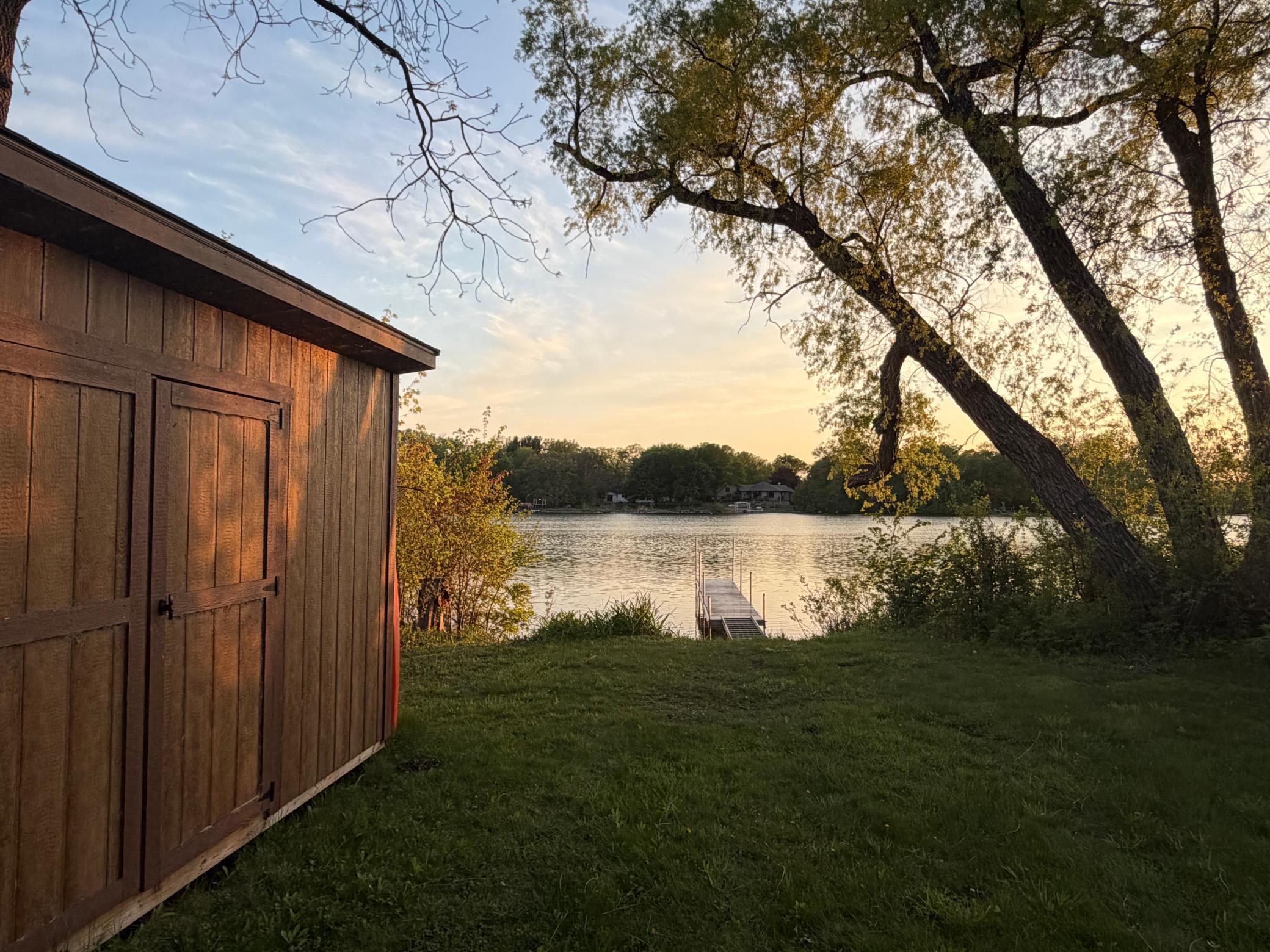 Lake Lot Dock & Shed Sunset.jpg
