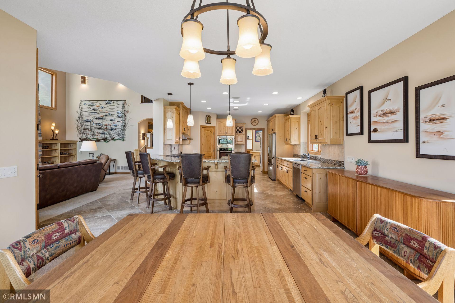 View of the dining room/kitchen