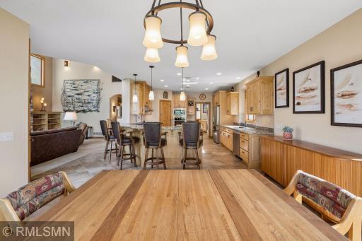 View of the dining room/kitchen
