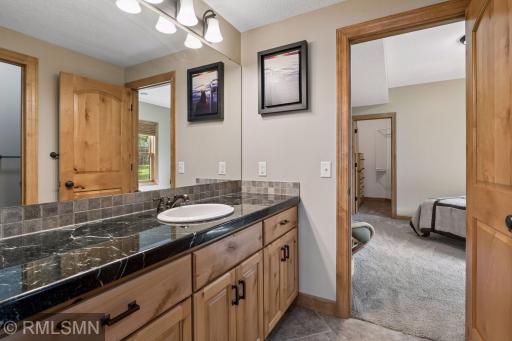 Lower level guest suite full bathroom