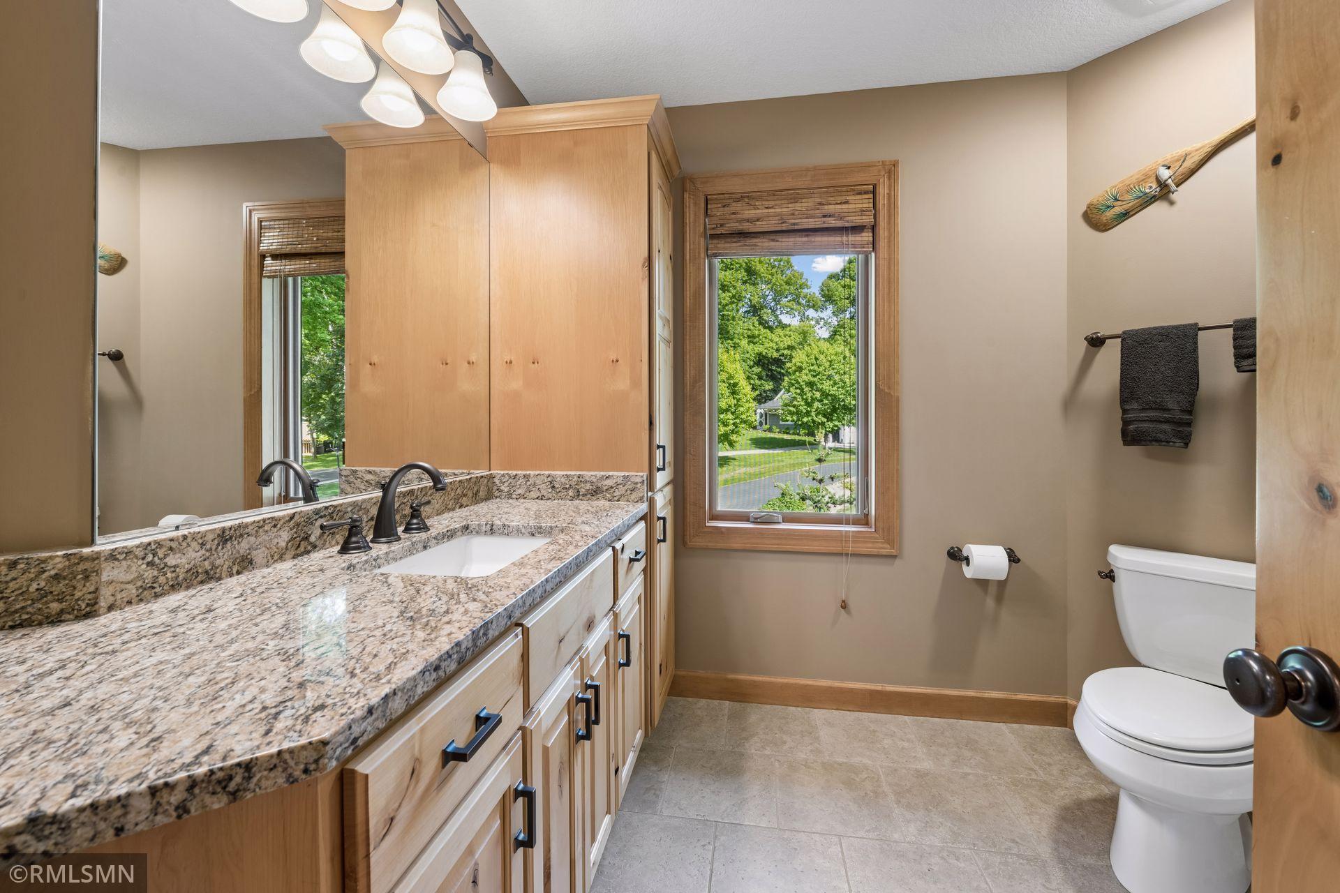 Upper level full bathroom