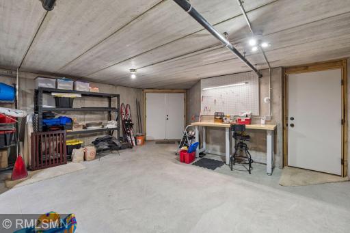 Lower level walk-out under garage with in-floor heat