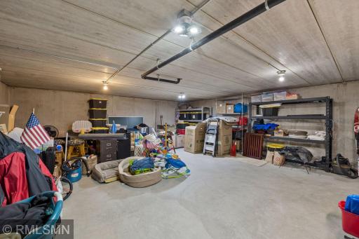 Lower level walk-out under garage with in-floor heat