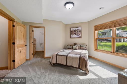 Lower level guest suite bedroom