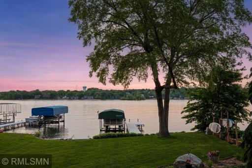View of the lake from the patio