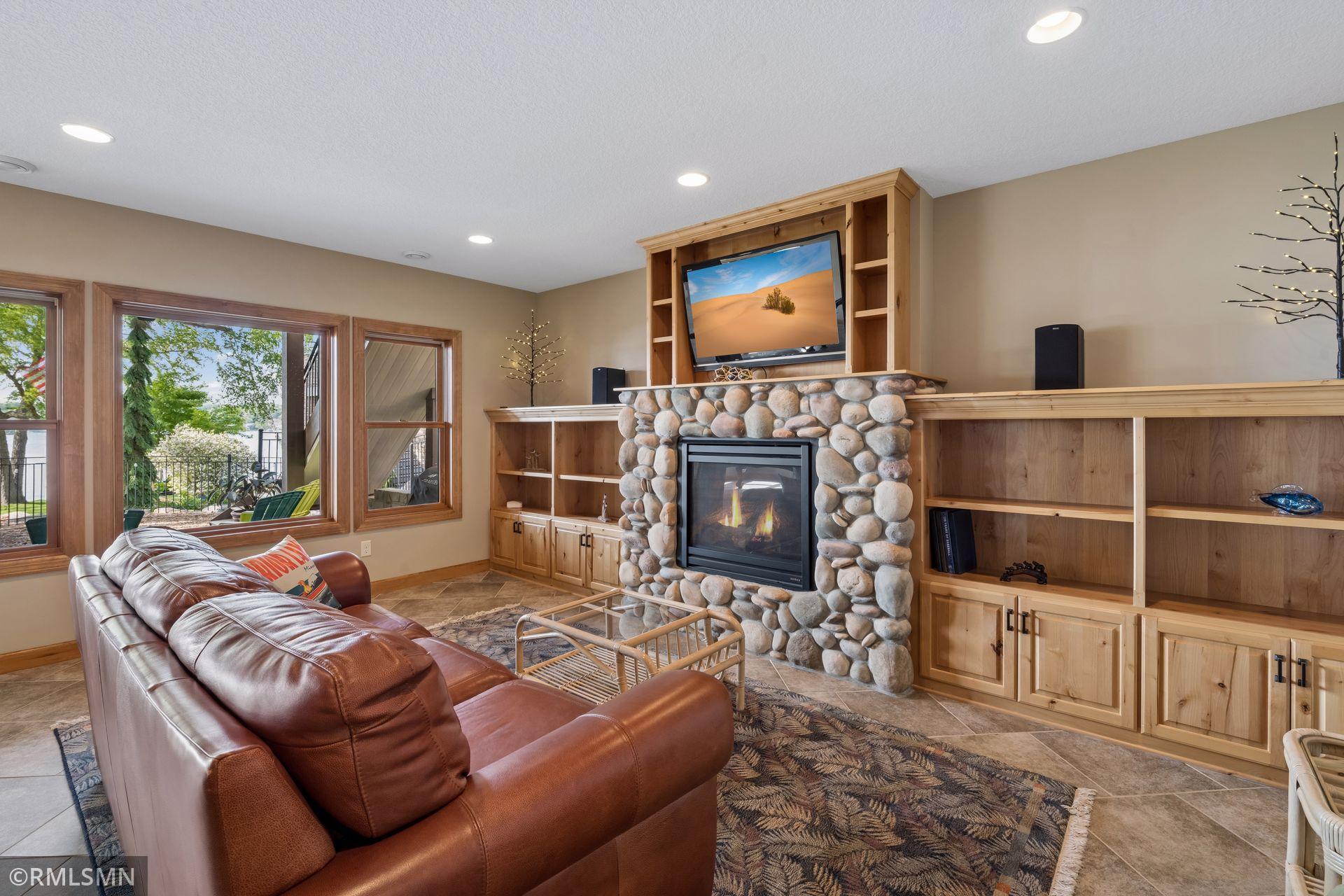 Lower level family room