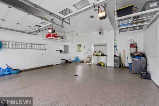 Finish heated garage with epoxy flooring