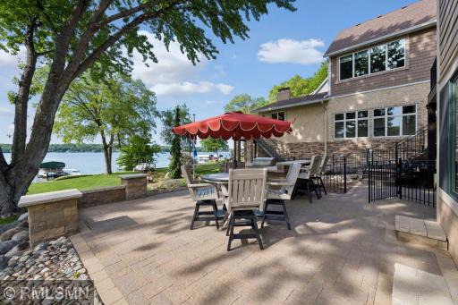 Uncovered paver patio