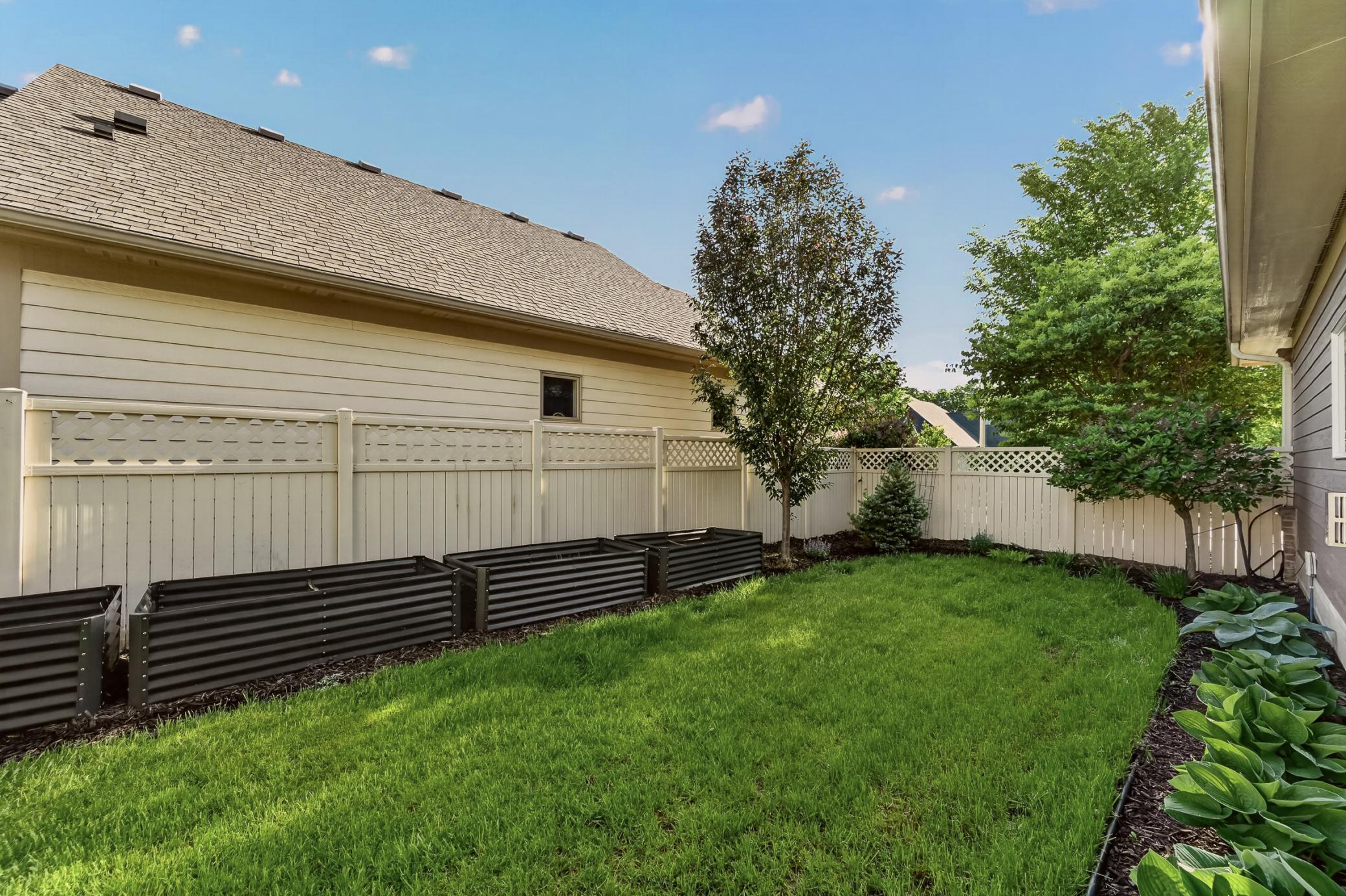 Fenced in Backyard