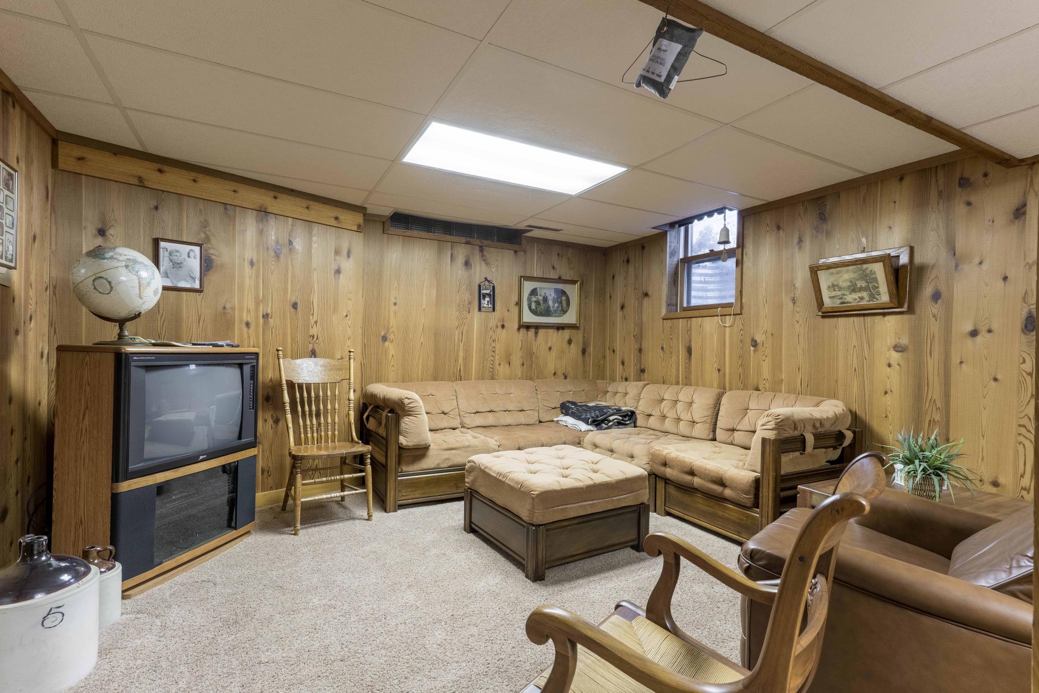Basement Family Room #2 or Future BR #5
