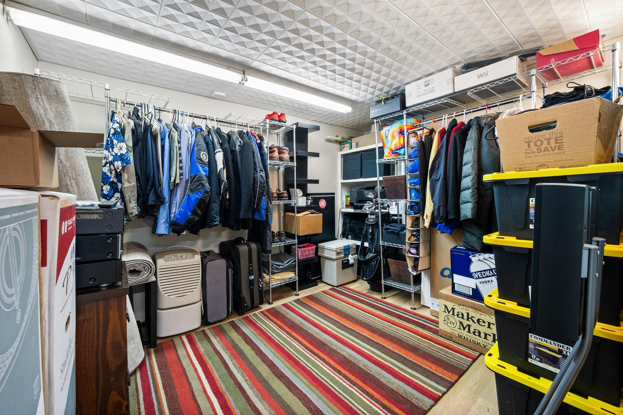 Huge Storage Room Downstairs