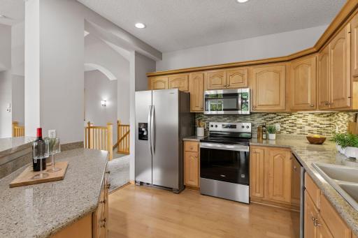 Spacious kitchen with plenty of room to prep and entertain