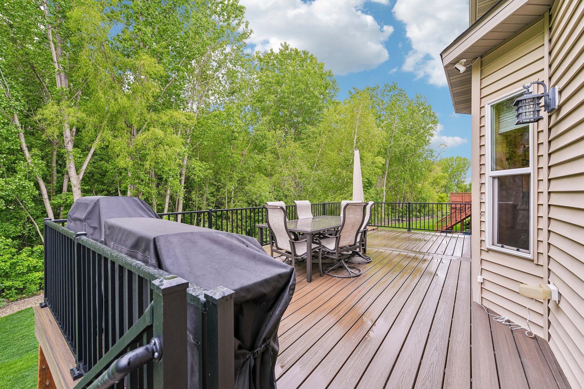 Oversized deck