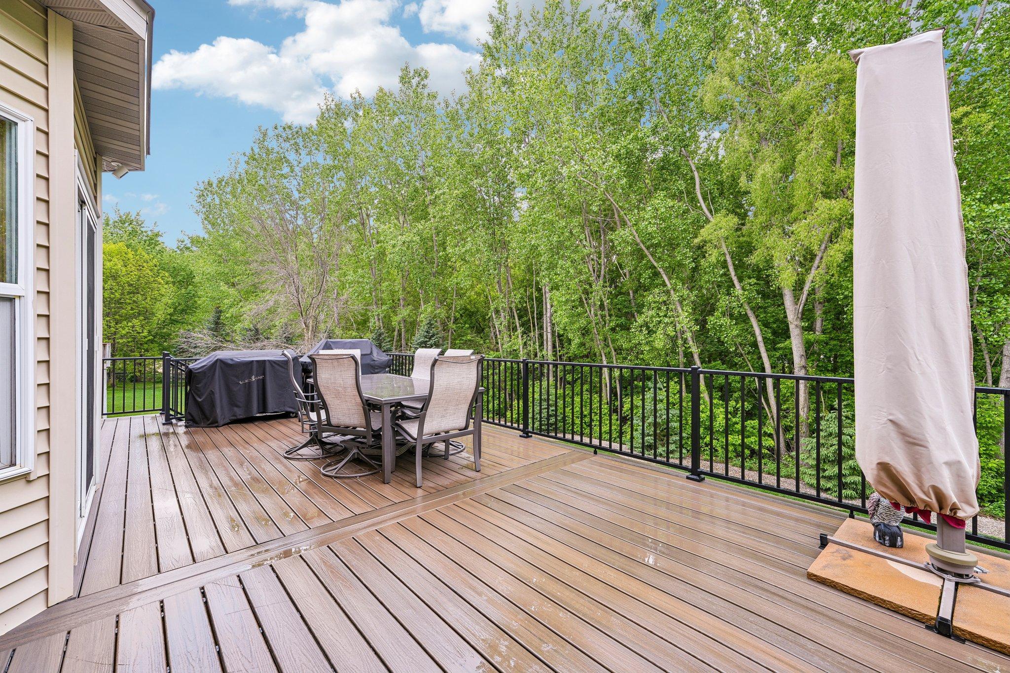 Nice view from deck