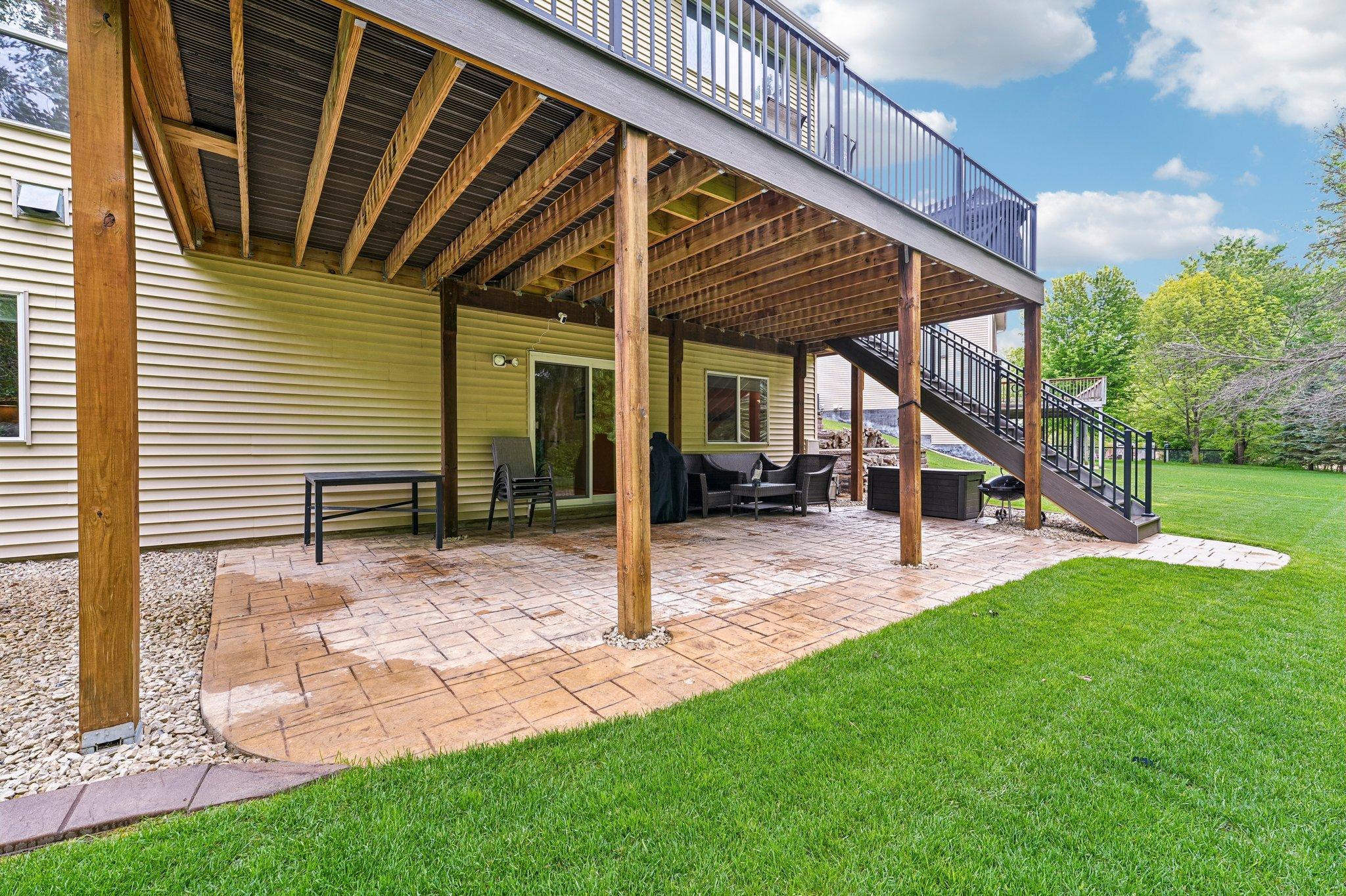 Covered patio