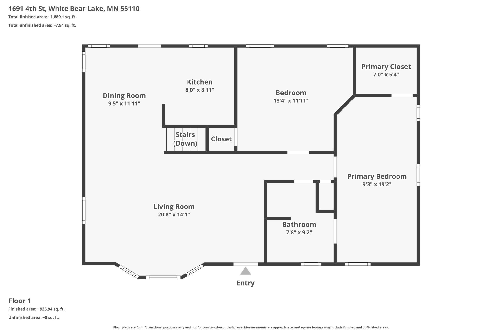 main level floor plan
