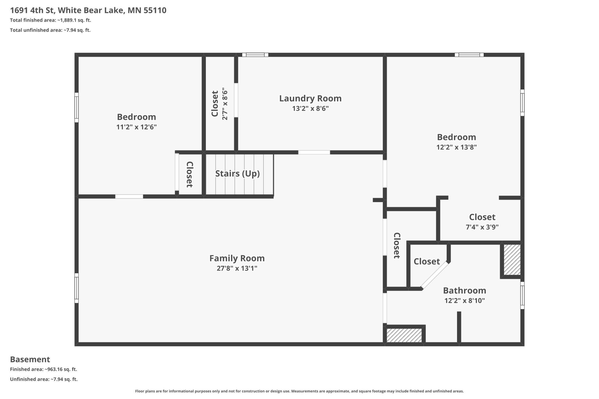 Basement floor plan