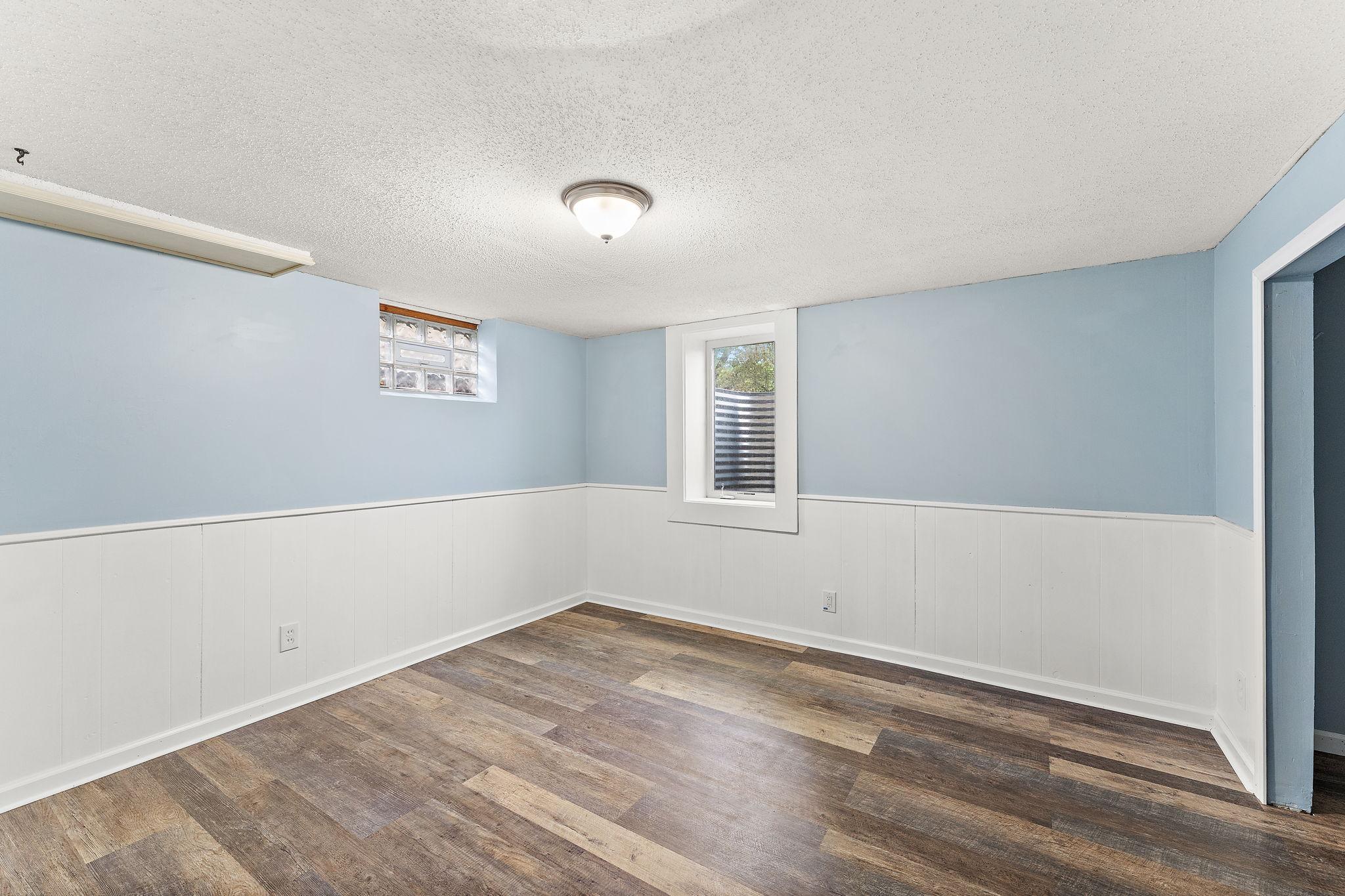 basement bedroom
