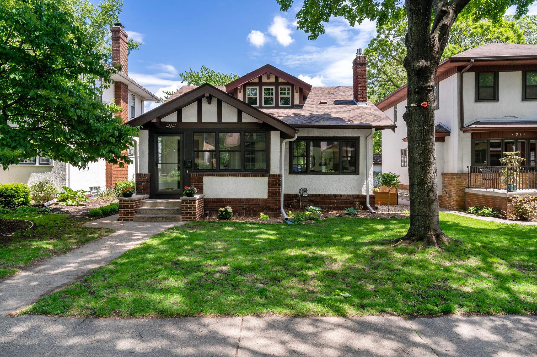 Darling 1922 bungalow less than 2 blocks south of Lake Harriet.