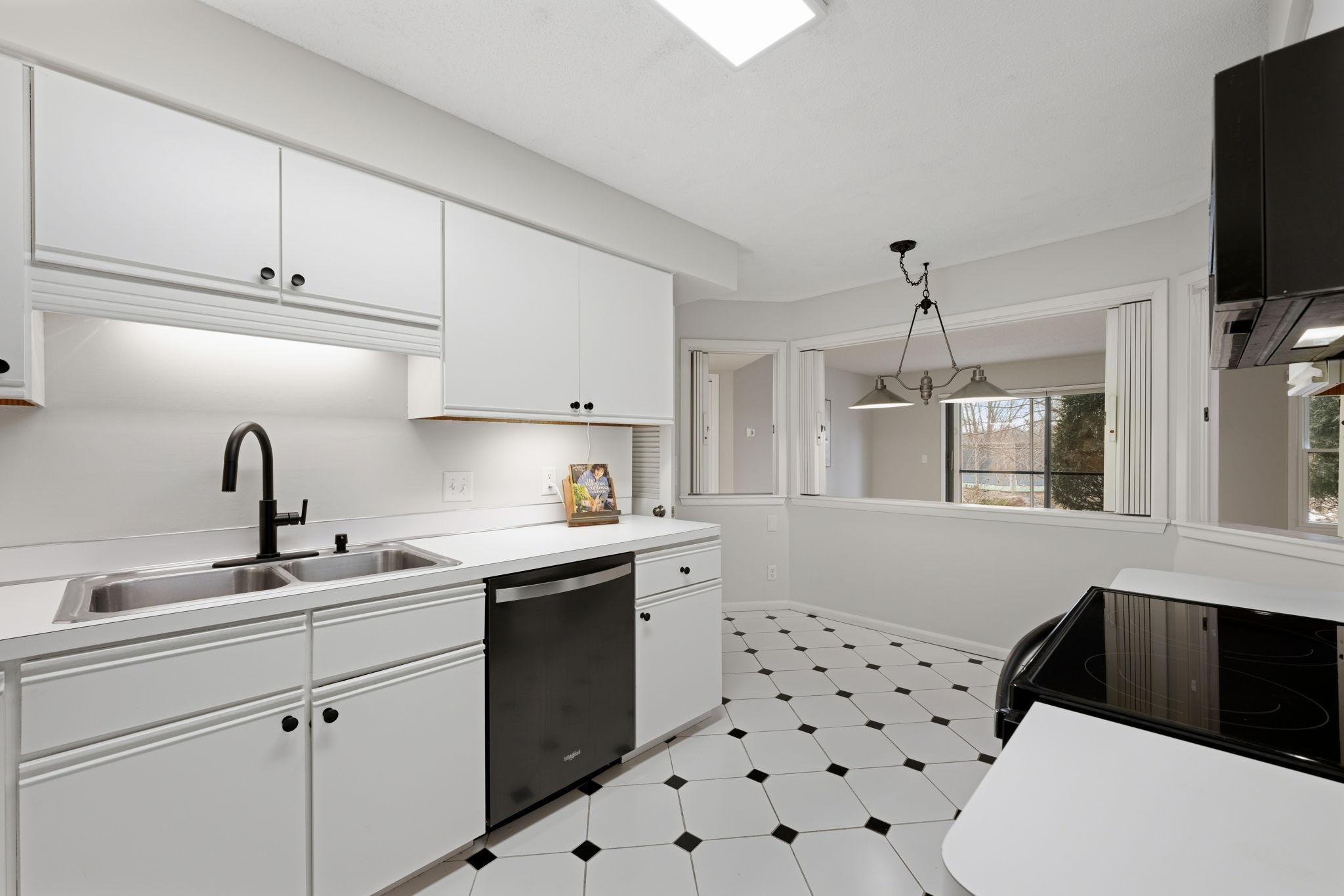 Kitchen opens nicely to the dining and living areas, creating a connected feel.