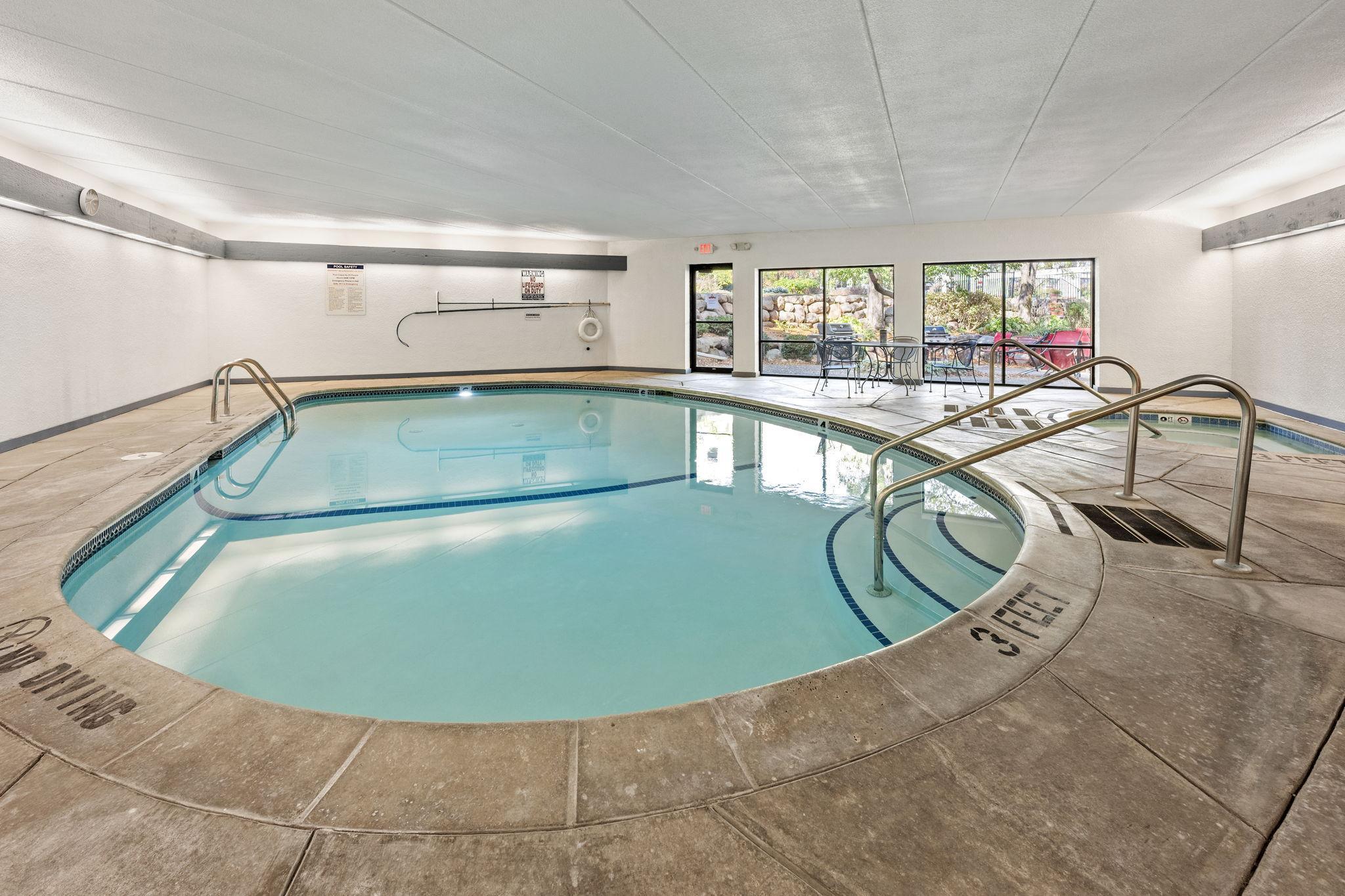Community indoor pool area for year-round enjoyment.