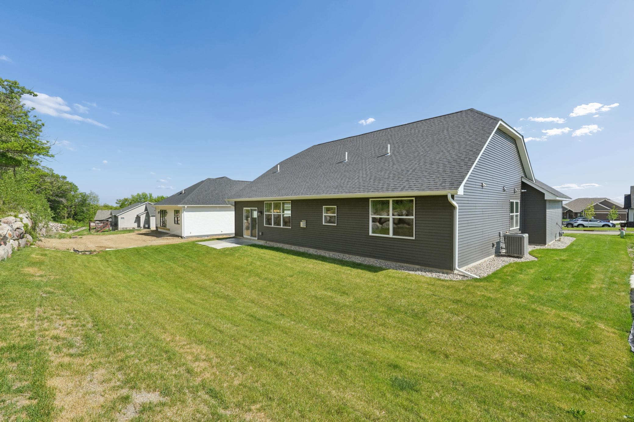 Good size backyard and side yard