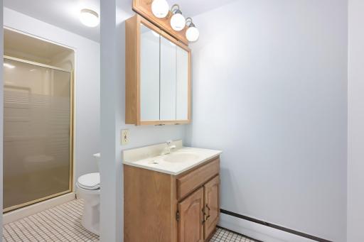lower level 3/4 bath
