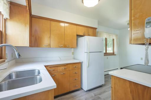 kitchen with new countertops