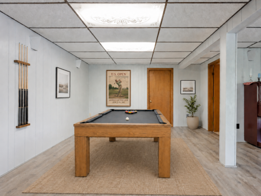 virtually staged game room