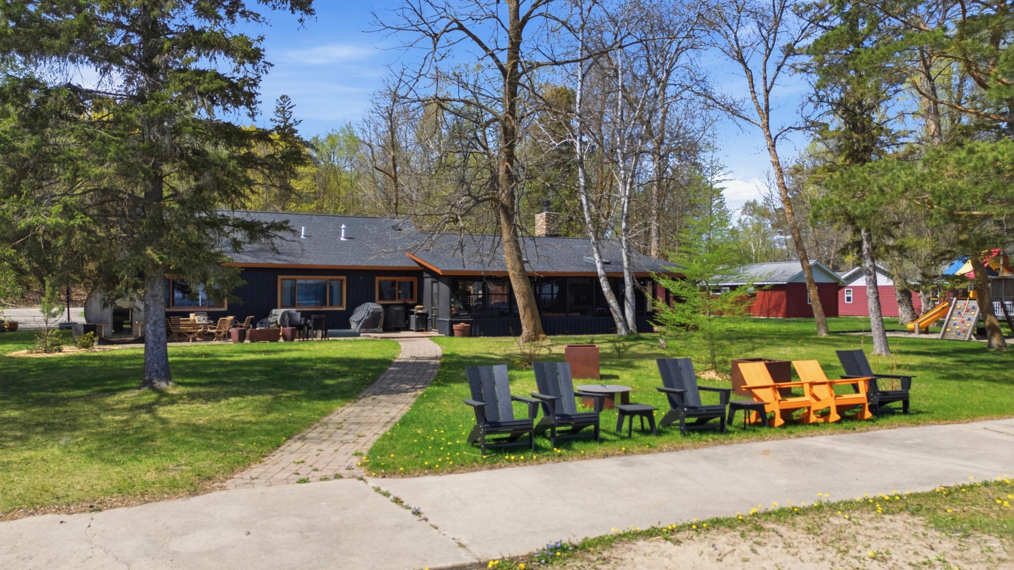 Lakeside View of Home