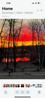 The most amazing sunrises