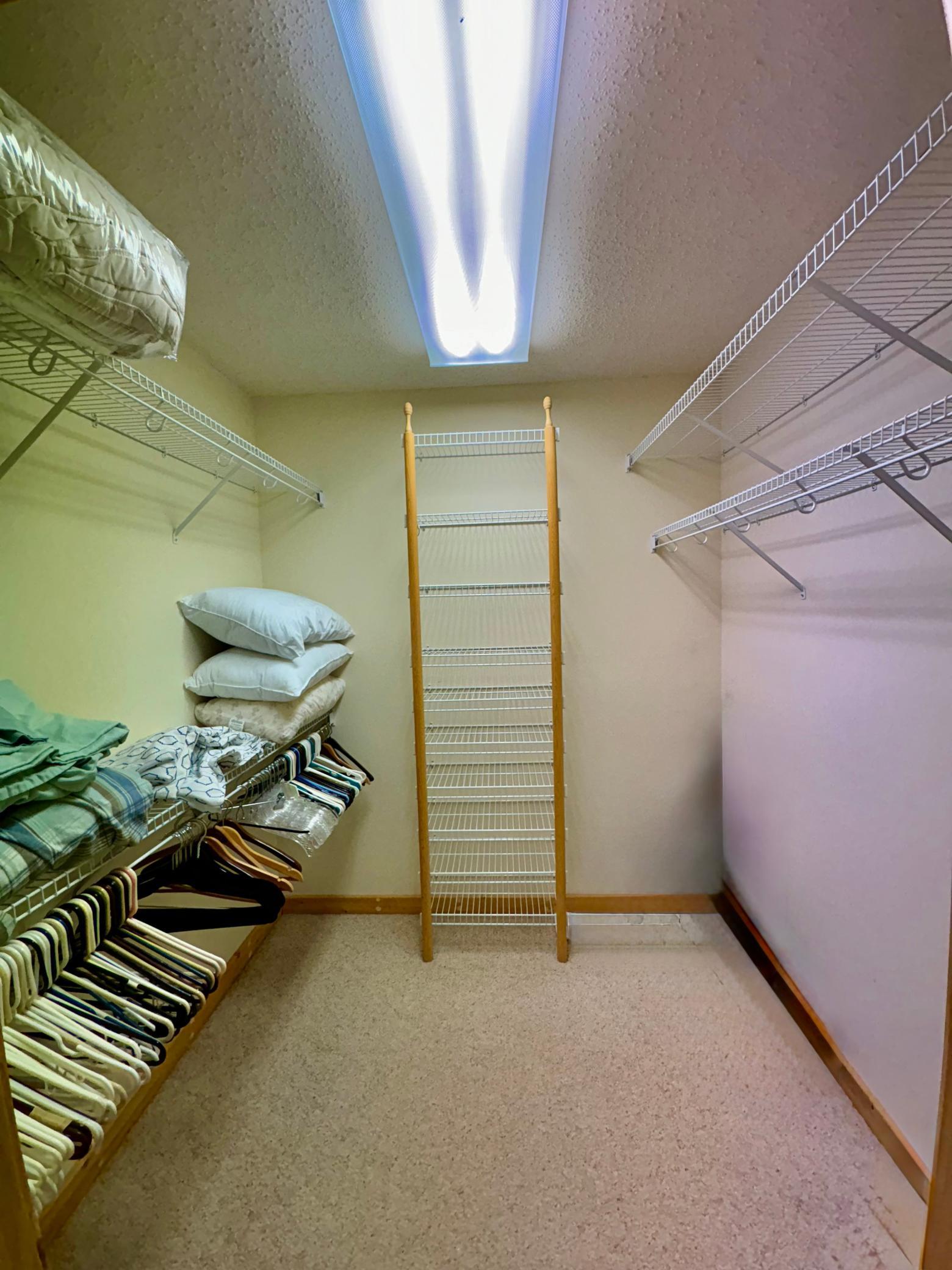 2 closets like this in master- his and hers