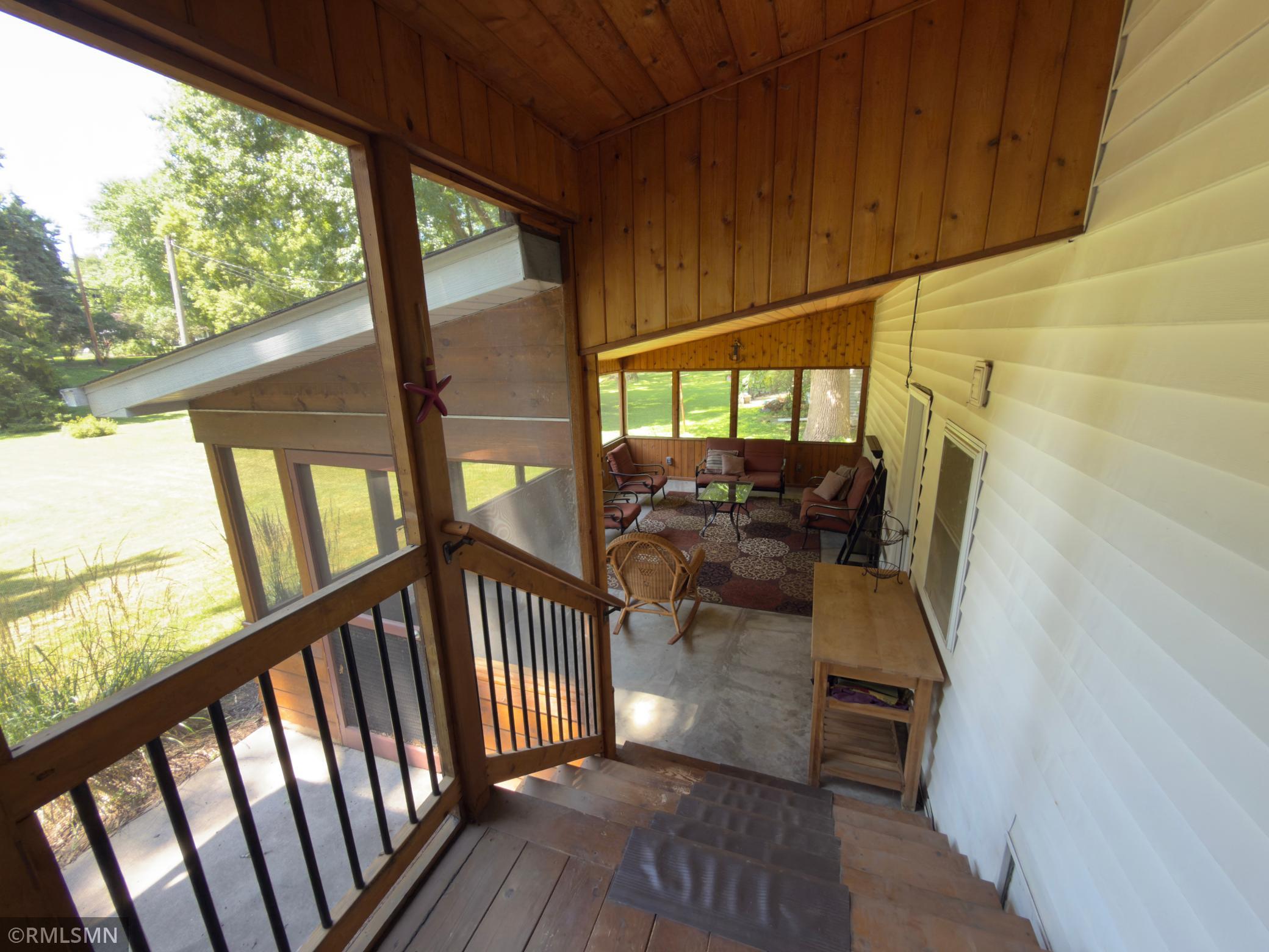 Entrance to 3 season porch