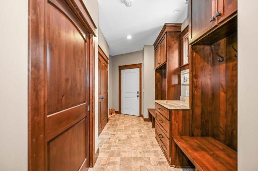 Custom drop zone with beautiful built-in storage