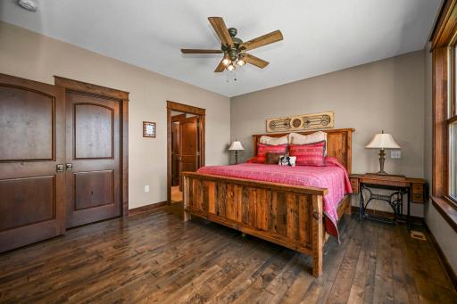 Beautiful wood finishes create a warm & relaxing atmosphere