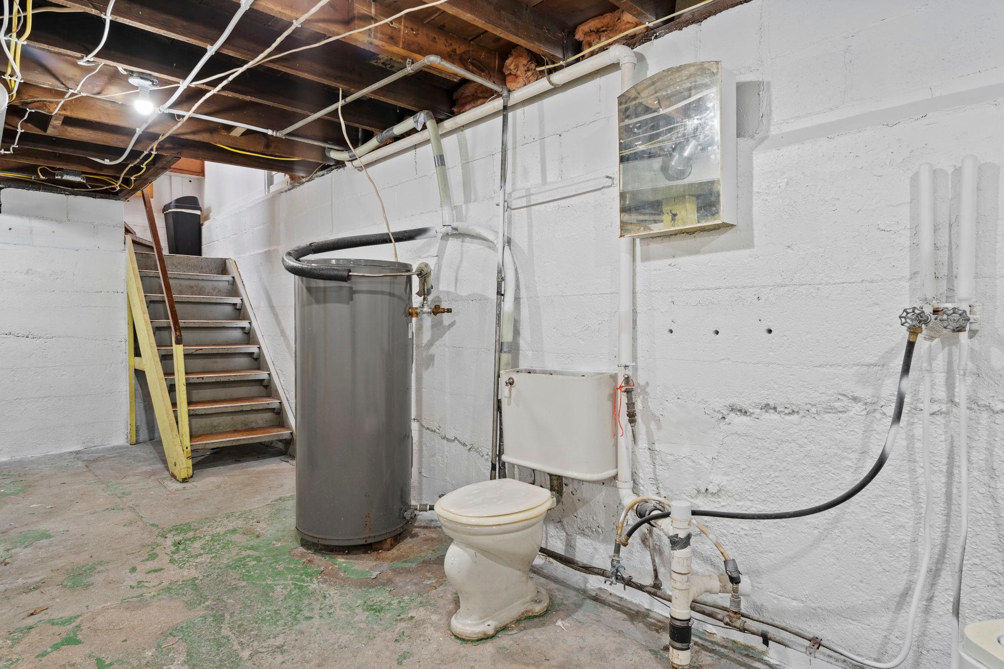 Potential for a second bathroom