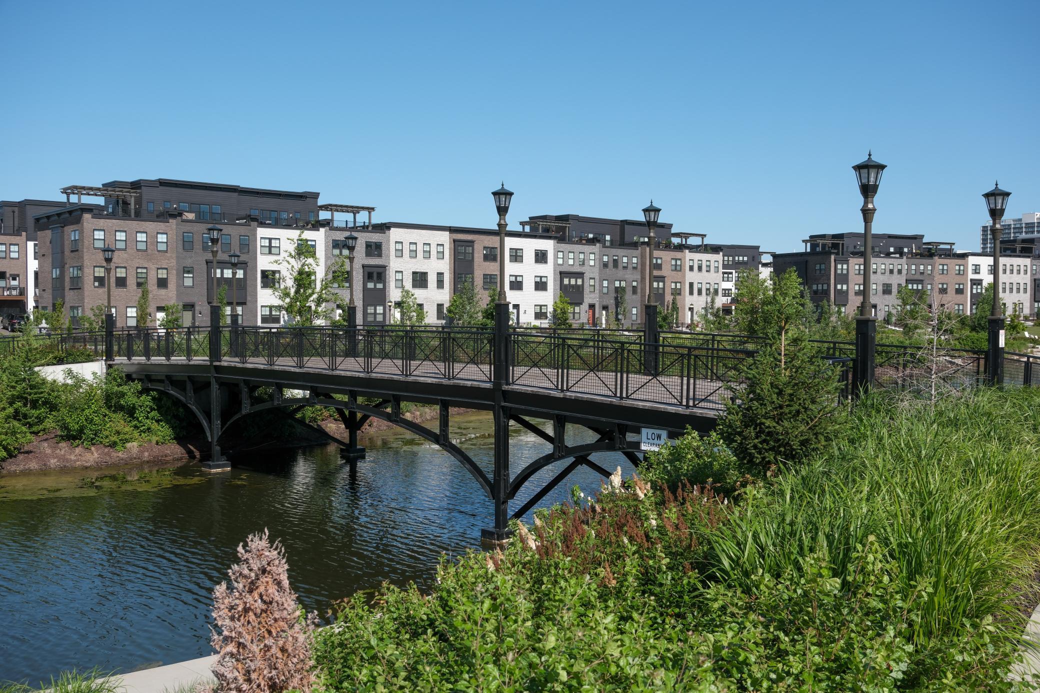 10 miles of walking and biking trails right outside your front door!