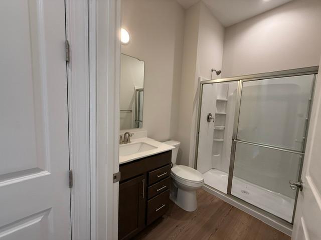 Spacious secondary bathroom with ample room for your guests.