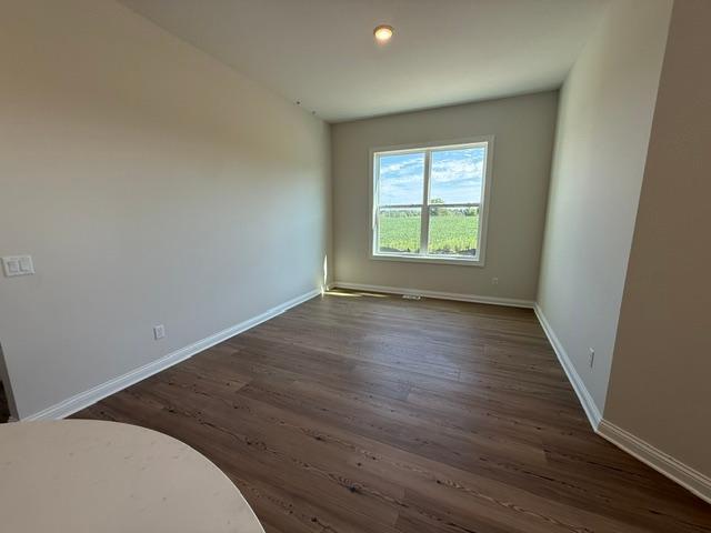 Perfectly appointed dinette area seamlessly blends into the open floorplan, ideal for casual meals, a morning coffee spot, or additional seating when entertaining.