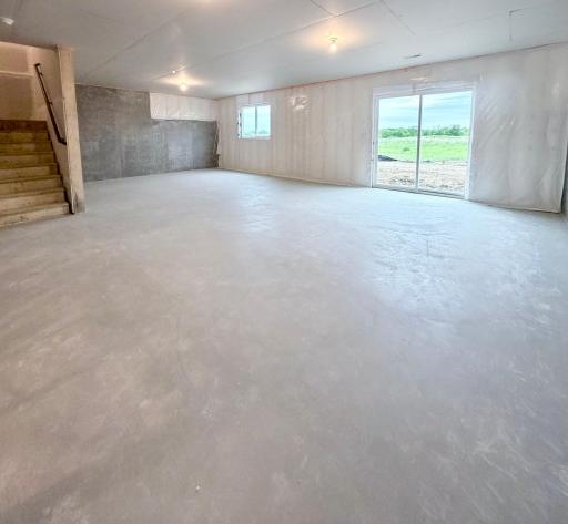3153 Jandura Ave NE- Home features an unfinished walkout lower level ready for future finish.