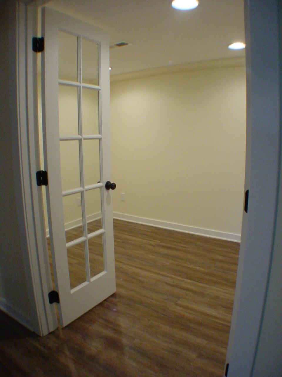 Lower level office, hosts doors open or shut!