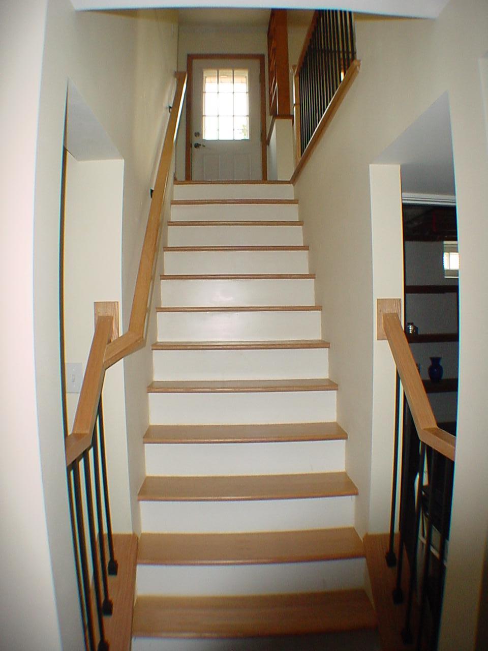 A stair case admire.
