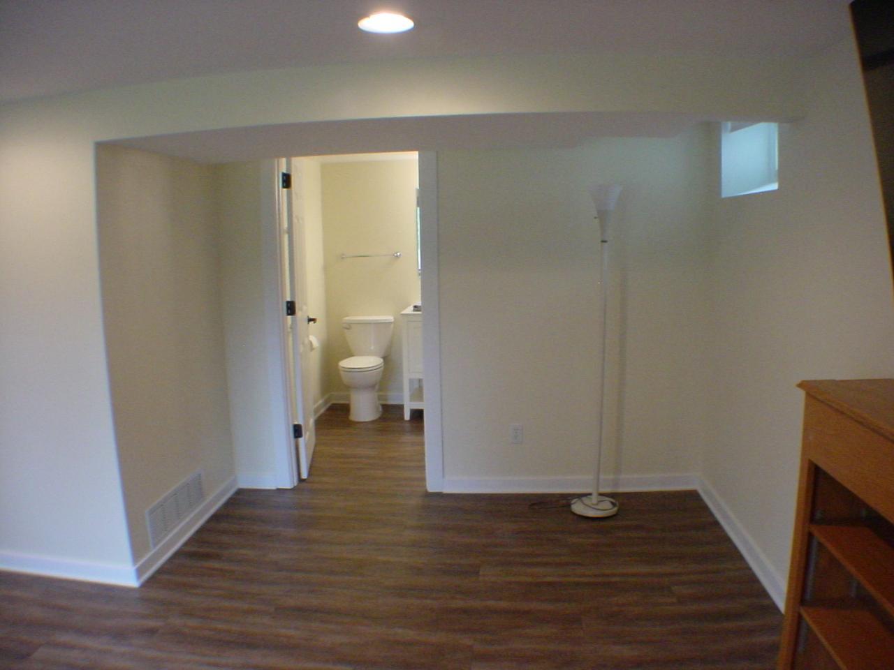 Full lower level bath updated, just off the family room and close enough to bedroom 4.