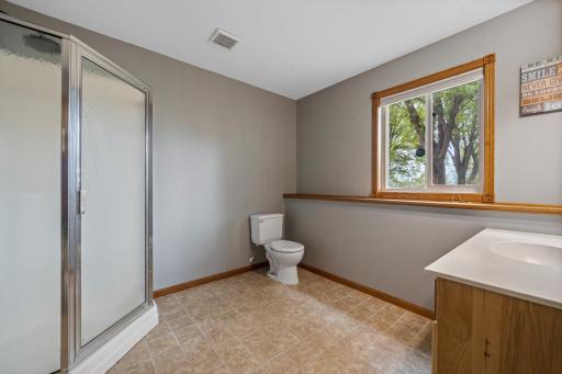 Lower level bath