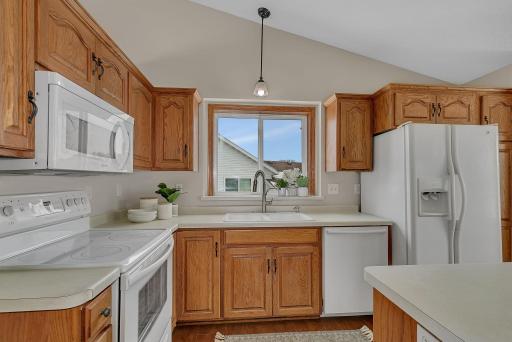 Ample cabinetry for all your culinary needs.