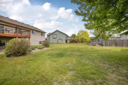 Plenty of yard for all your outdoor activities.