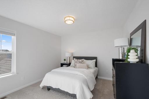 Third Bedroom (Photo of similar home - Colors and selections will vary)