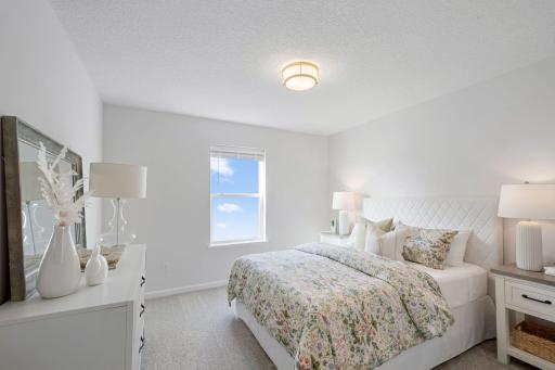 Second Bedroom (Photo of similar home - Colors and selections will vary)